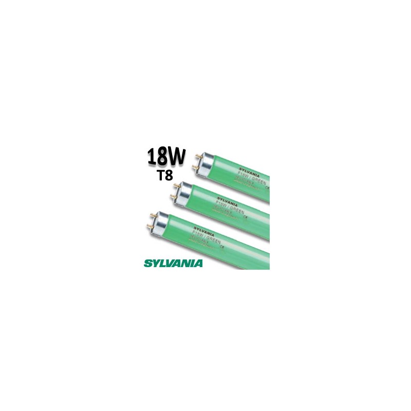 Tube fluo vert 18W 0,60m - Tube néon vert