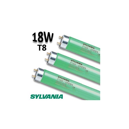 Tube fluo vert 18W 0,60m - Tube néon vert