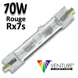 Ampoule 70W rouge Rx7s - VENTURE MH-DE 70W/MDX