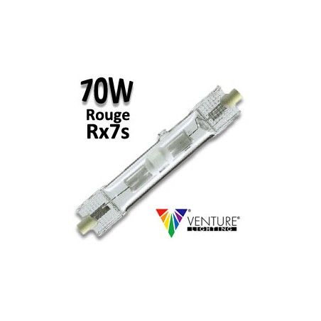 Ampoule 70W rouge Rx7s - VENTURE MH-DE 70W/MDX