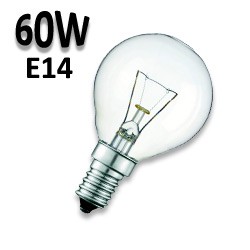 Ampoule sphérique 60W E14 230V - Lampe claire