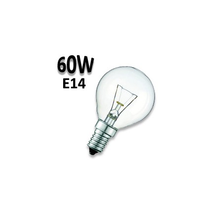 Ampoule sphérique 60W E14 230V - Lampe claire