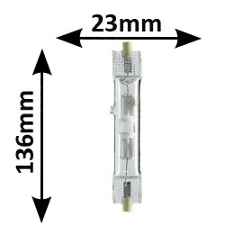 Ampoule 150W verte Rx7s - VENTURE MH-DE 150W/GDX