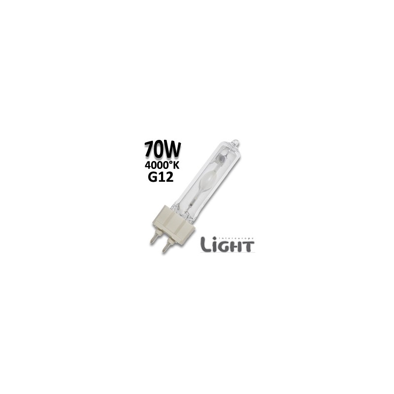 Ampoule 70W G12 WDL - Lampe bruleur quartz G12