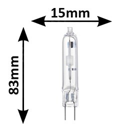 Ampoule GE CMH 70W WDL G8.5, Lampe RADIUM RCC-TC