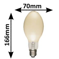 Ampoule mercure 80W E27 - Sylvania HSLBW 80W 0024443