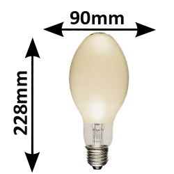 Ampoule mercure 250W E27 - Sylvania HSLBW 250W 0020445