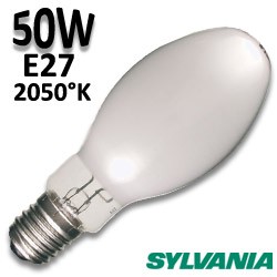Ampoule sodium SYLVANIA 50W/CO E27 avec amorceur