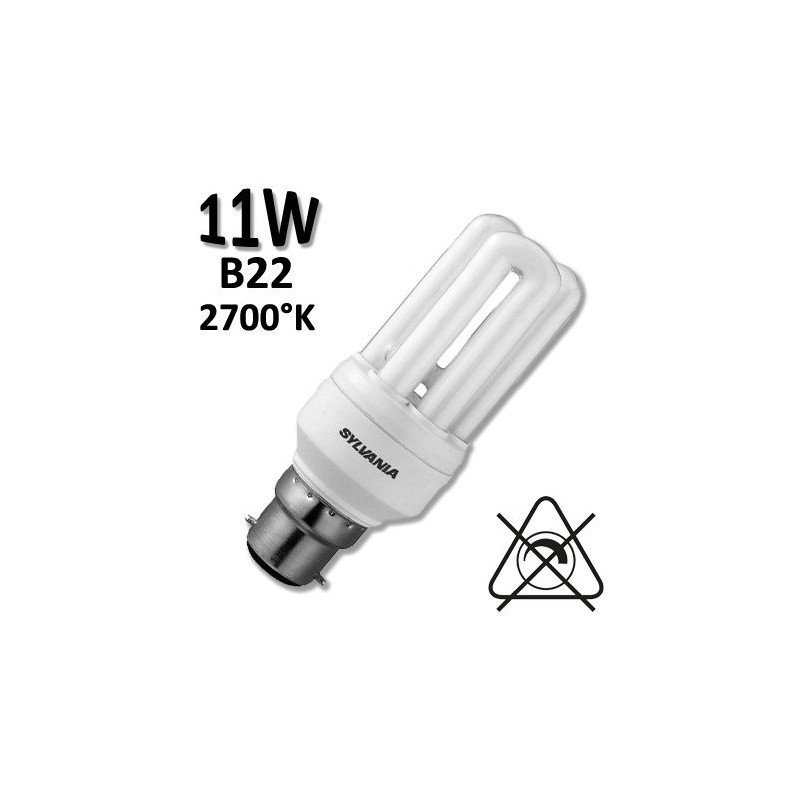 SYLVANIA Mini-Lynx Fast-Start 11W B22 827 0035012