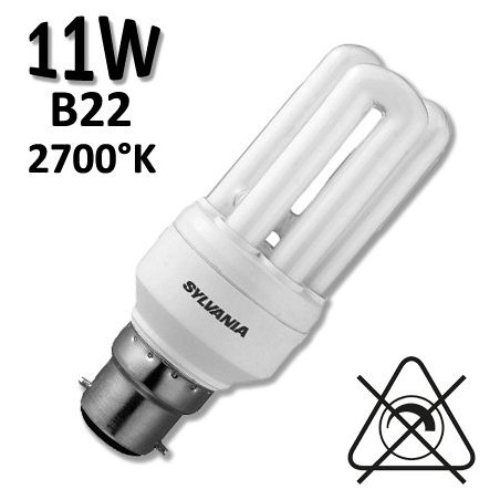 SYLVANIA Mini-Lynx Fast-Start 11W B22 827 0035012