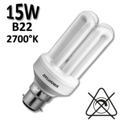 SYLVANIA Mini-Lynx Fast-Start 15W B22 827 0035013