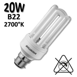 SYLVANIA Mini-Lynx Fast-Start 20W B22 827 0035018