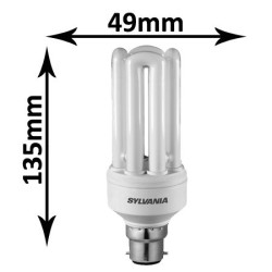 SYLVANIA Mini-Lynx Fast-Start 20W B22 827 0035018