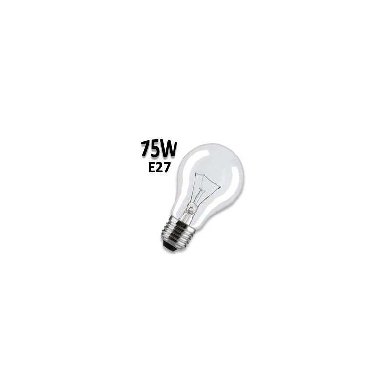 Ampoule 70W E27 220V - Lampe standard claire