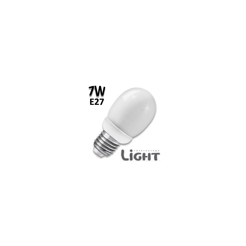 Ampoule mini globe 7W E27 230V - Lampe boule opale