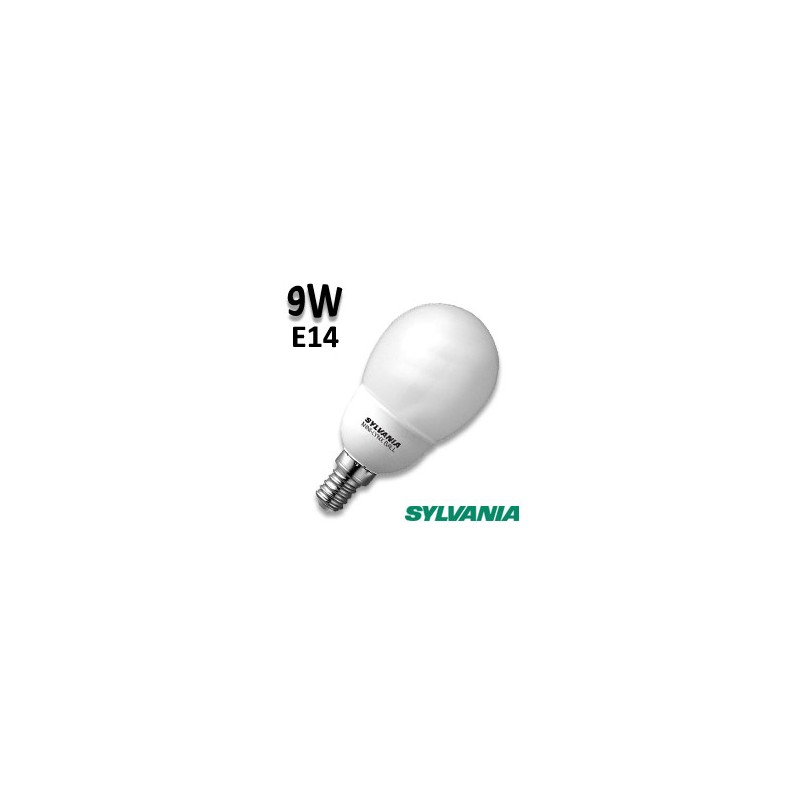 Ampoule SYLVANIA MiniLynx spherique 9W E14 0035404