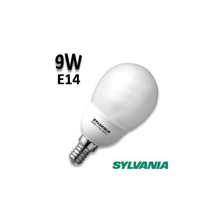 Ampoule SYLVANIA MiniLynx spherique 9W E14 0035404