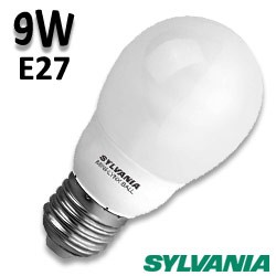 Ampoule SYLVANIA MiniLynx spherique 9W E27 0035406