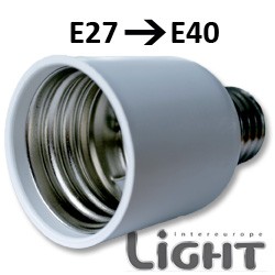 Adaptateur E27 E40 - Modification culot E40 en E27
