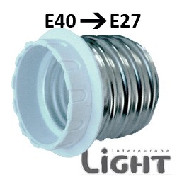 Adaptateur E40 E27 - Modification culot E27 en E40