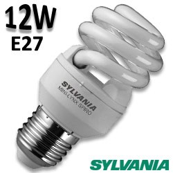 Ampoule spirale 12W E27 230V - Sylvania 0035212
