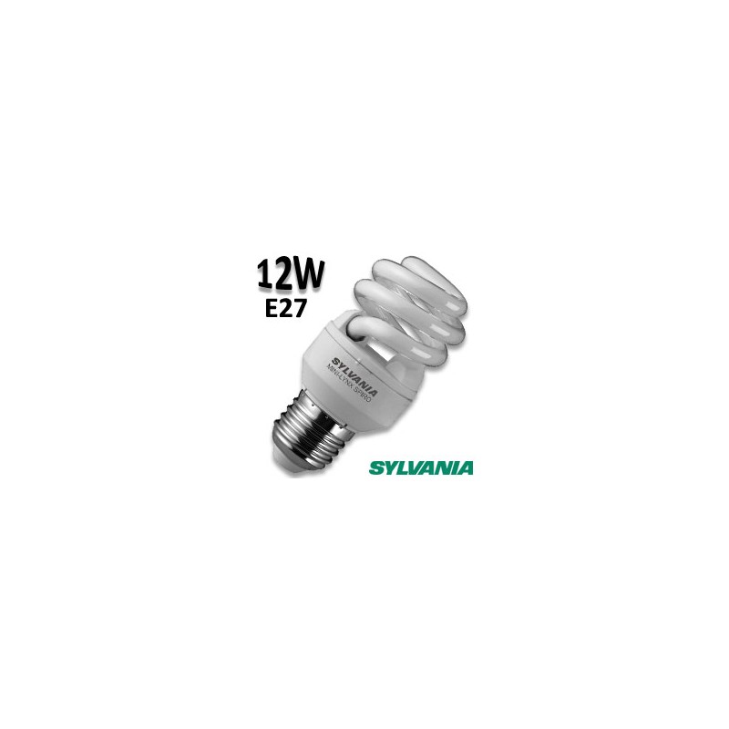 Ampoule spirale 12W E27 230V - Sylvania 0035212