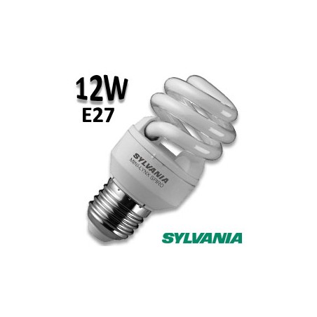 Ampoule spirale 12W E27 230V - Sylvania 0035212
