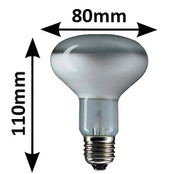 Ampoule OSRAM PAR25 75W E27 240V - LAMPE PAR25