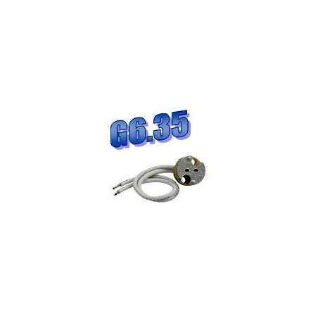 Douille G6.35 porcelaine pour ampoule halogène TBT
