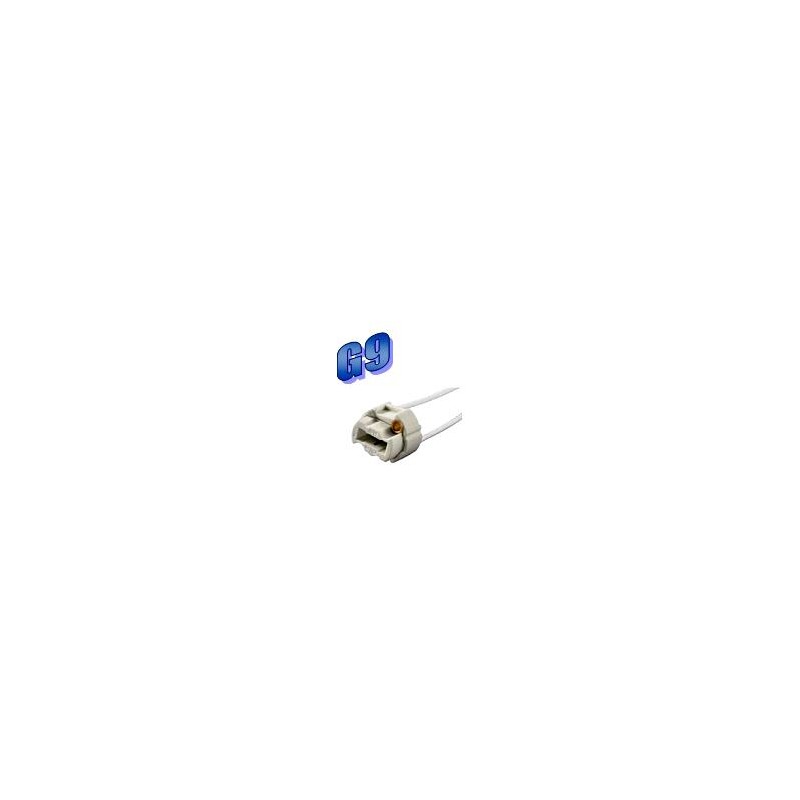 Douille G9 porcelaine pour ampoule halogène