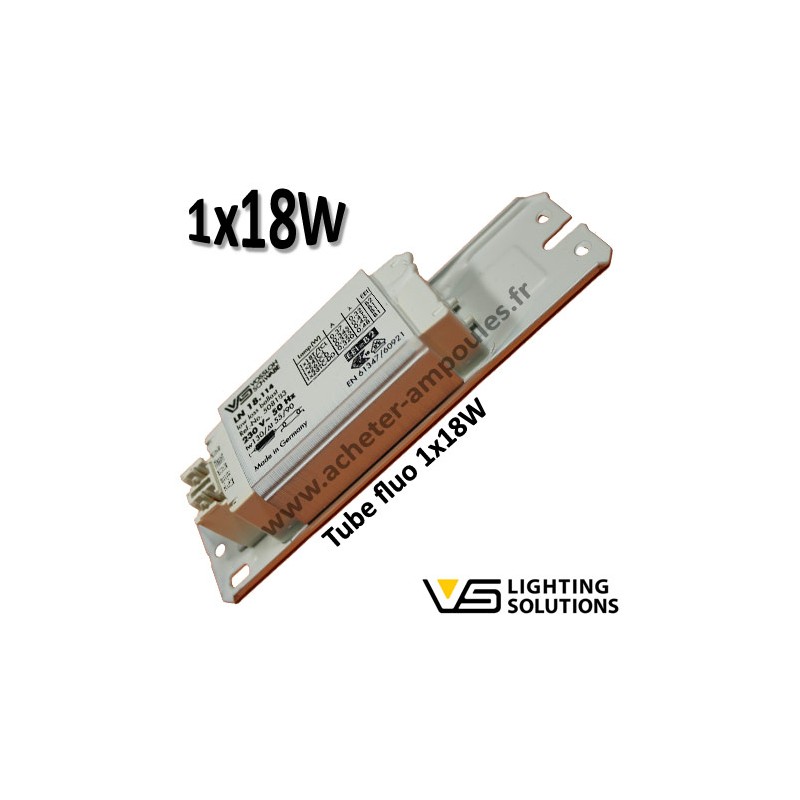 Ballast tube fluo 18W - VOSSLOH 508183