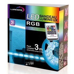 Kit ruban stripled RGB - LUMIHOME RGB/ SRK3M