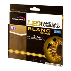 Ruban LED 3014 lumière chaude LUMIHOME DEC/S2M-BC
