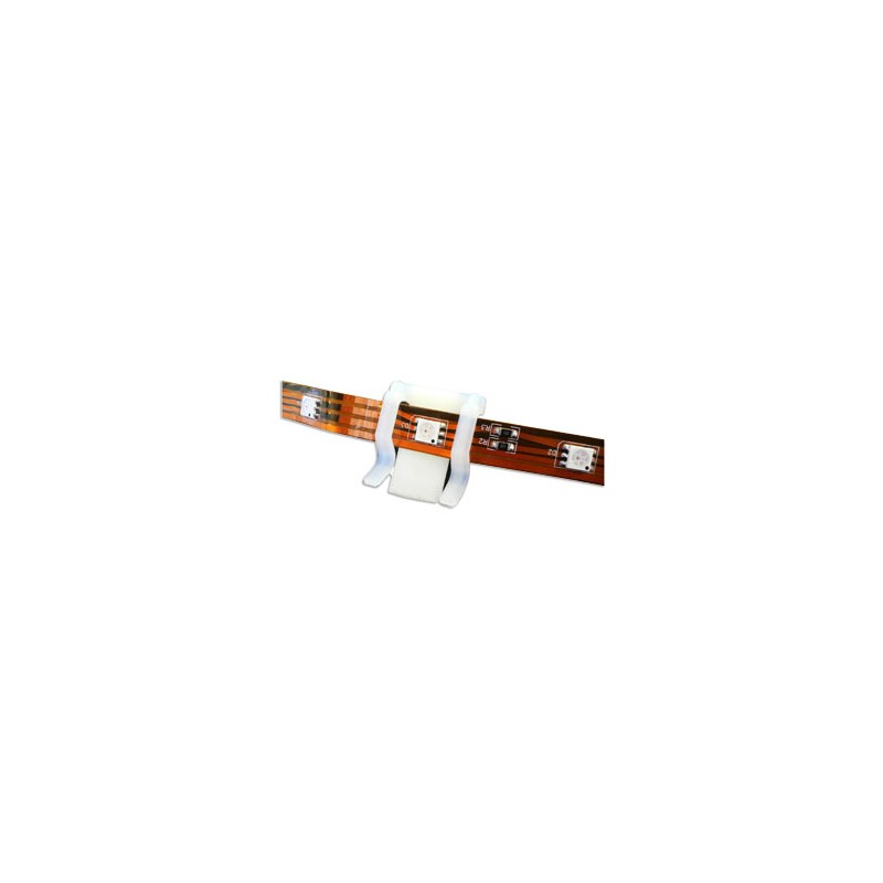 Embase de fixation ruban LED - Cavalier Strip Led