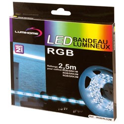 Ruban LED RGB 2,5m - LUMIHOME RGBRLS2M