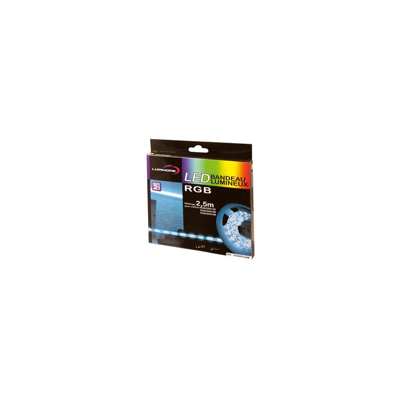 Ruban LED RGB 2,5m - LUMIHOME RGBRLS2M