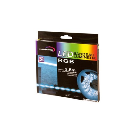 Ruban LED RGB 2,5m - LUMIHOME RGBRLS2M